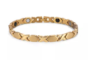 Gold X and O Bracelet