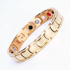 Gold Color Titanium Energy Bracelet